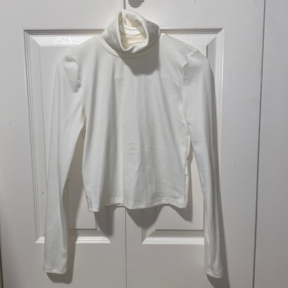 White turtleneck